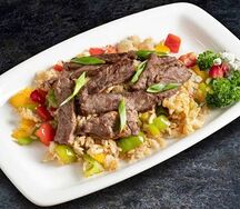 Теппаньяки рис с говядиной