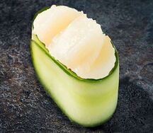 Суши-каппа с морским гребешком