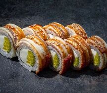 Ролл Филадельфия угорь с такуаном