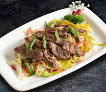 Яки-удон Лапша с говядиной