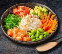 Поке с лососем