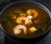 Мисо-суп с креветками