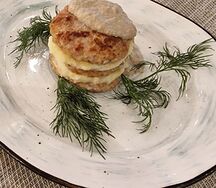 Котлеты куриные с пюре