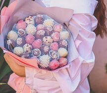 Букет из клубники в шоколаде