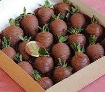 20 клубник в шоколаде