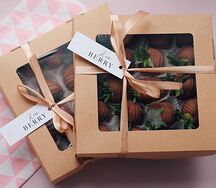 16 клубник в шоколаде