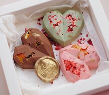 Шоколадные сердца