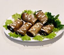 Баклажановый рулет