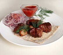 Шашлык из бараньей мякоти