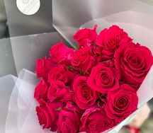 Букет из 15 розовых роз Эквадор