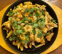 Сковородка по-русски со свининой