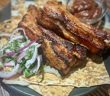 Шашлык из свиных ребер