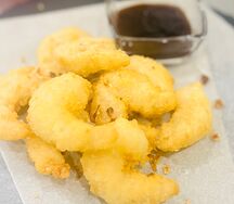 Королевские креветки в кляре