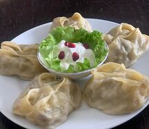 Манты с картофелем