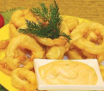 Луковые кольца в кляре