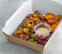 Рёбра BBQ c картофелем стоун 