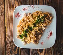 Паста Куриная с грибами