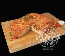 Пирог с курицей и луком
