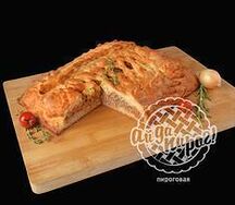 Пирог с куриной печенью