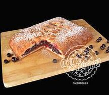 Пирог с брусникой