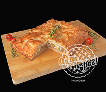 Пирог с капустой и яйцом
