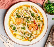 Токпокки с морепродуктами