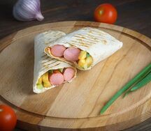 Хот-Дог с фри двойной