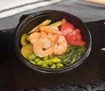 Поке с тигровой креветкой