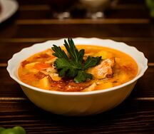 Уха из красной рыбы