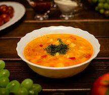 Картофельный суп (постный)