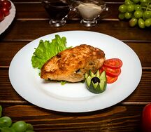 Куриный кармашек с грибами