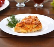 Филе куриное с ананасом и сыром