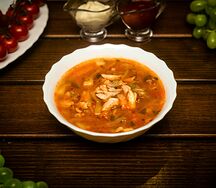 Рассольник с курицей