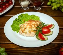 Филе куриное с яйцом и сыром