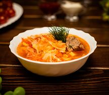 Щи по-уральски с говядиной