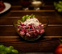 Салат Свекольный с яйцом и сыром