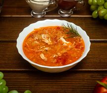 Щи с курицей