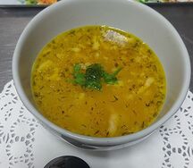 Супчик куриный с лапшой