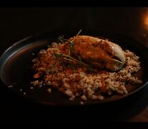 Куриная грудка терияки с рисом басмати и сыром моцарелла