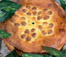 Пирог Зеленый лук и яйцо