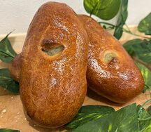 Пирожок с картошкой и грибами