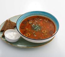 Мясная солянка