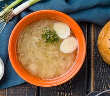 Домашняя лапша с курицей