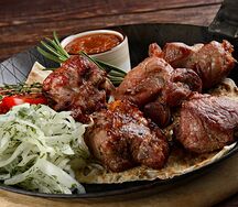 Шашлык из cвинoй вырезки