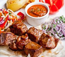 Шашлык из шейки свинины