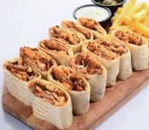 Арабская шаурма с курицей 