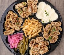 Арабская шаурма с авокадо 