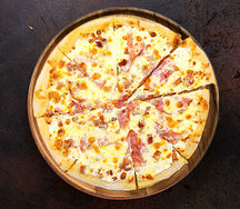 Пицца Карбонара большая