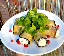 Рулетики из баклажанов ассорти