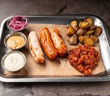 Колбаски на гриле